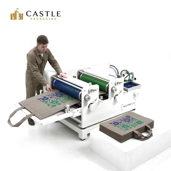 Custom printing service for paper packaging by Castle Packaging